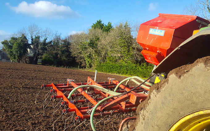 Jf agri contracts  with Precision drill at Comber
