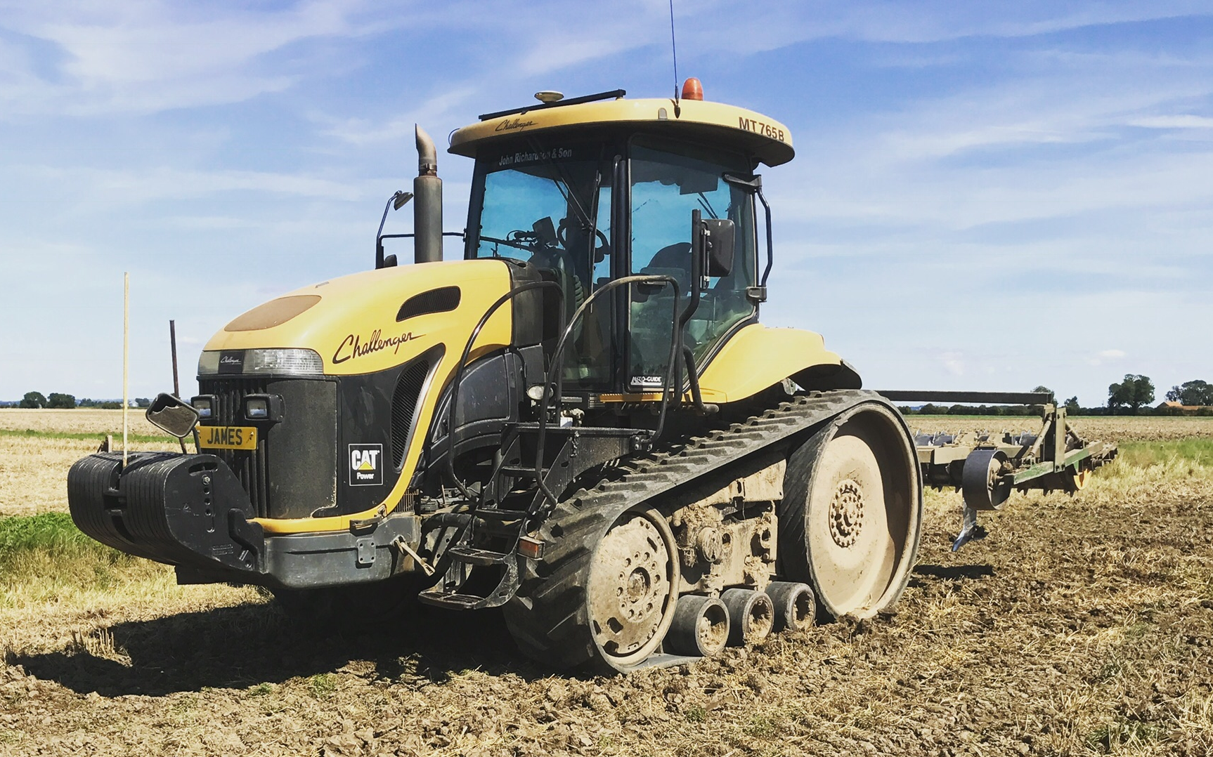 John richardson and son with Subsoiler at Gipsey Bridge