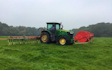 Southern slurry  with Slurry spreader/injector at Abinger Hammer