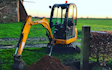 Mh services & hire  with Mini digger at Lyng