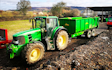 Cotswold contractors (glos) ltd with Silage/grain trailer at Upton Saint Leonards
