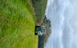 Hollywell farm agricultural ltd with Hedge cutter at Chorley