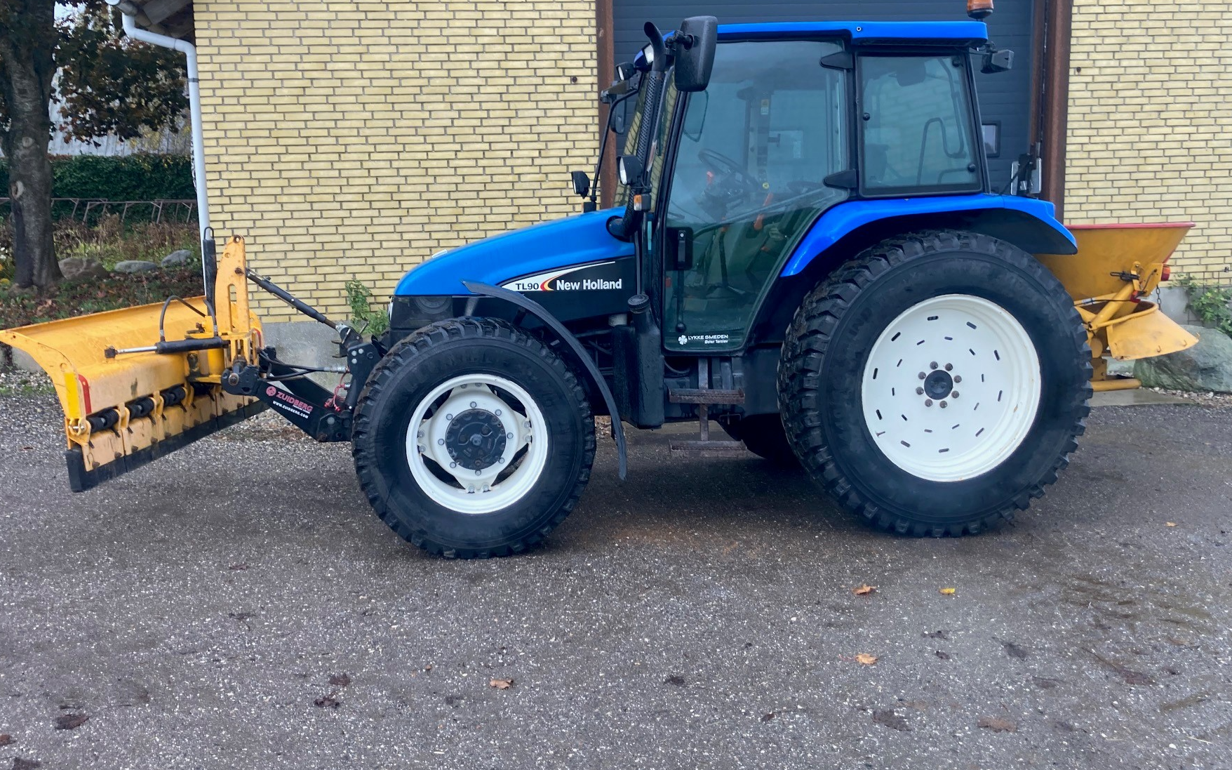 Landevejsgaarden med Snerydning ved Nyrup