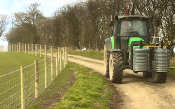 Gdp agricultural contracting with Fencing at Barland
