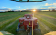 Peascliff contracting  with Small square baler at Barkston