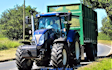S & g agri with Silage/grain trailer at Kirstead Green