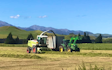 C j phillips contracting with Forage harvester at Thornbury