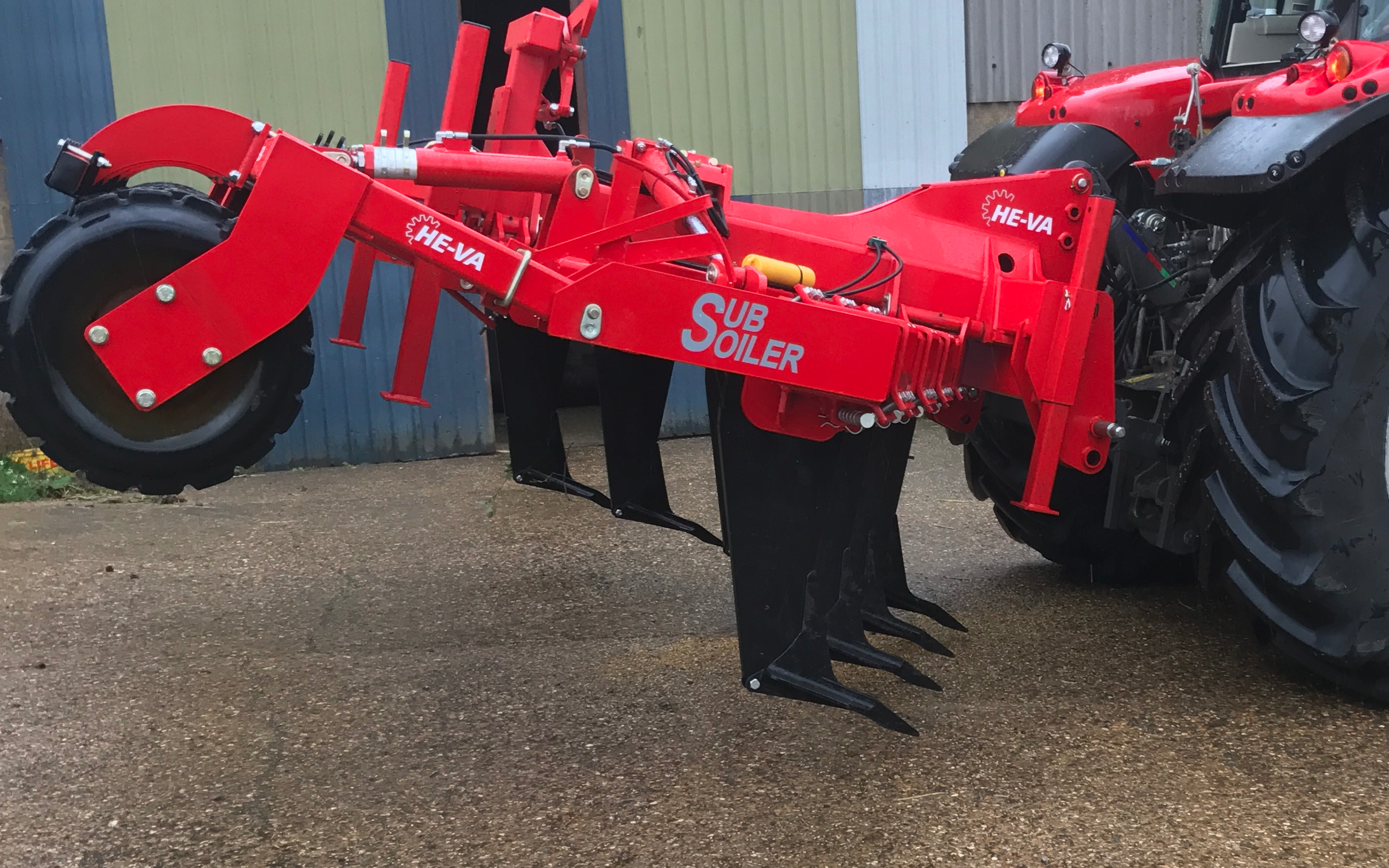 Mill house contracting ltd with Subsoiler at Watton at Stone