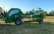 Edwards agricultural services  with Baler wrapper combination at Chorley