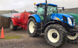 Trafalgar contracting & hire with Slurry spreader/injector at Ackenthwaite