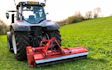 David luke (contracting) with Verge/flail Mower at United Kingdom