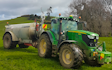 Cathcart contracting ltd  with Slurry spreader/injector at Waikokowai