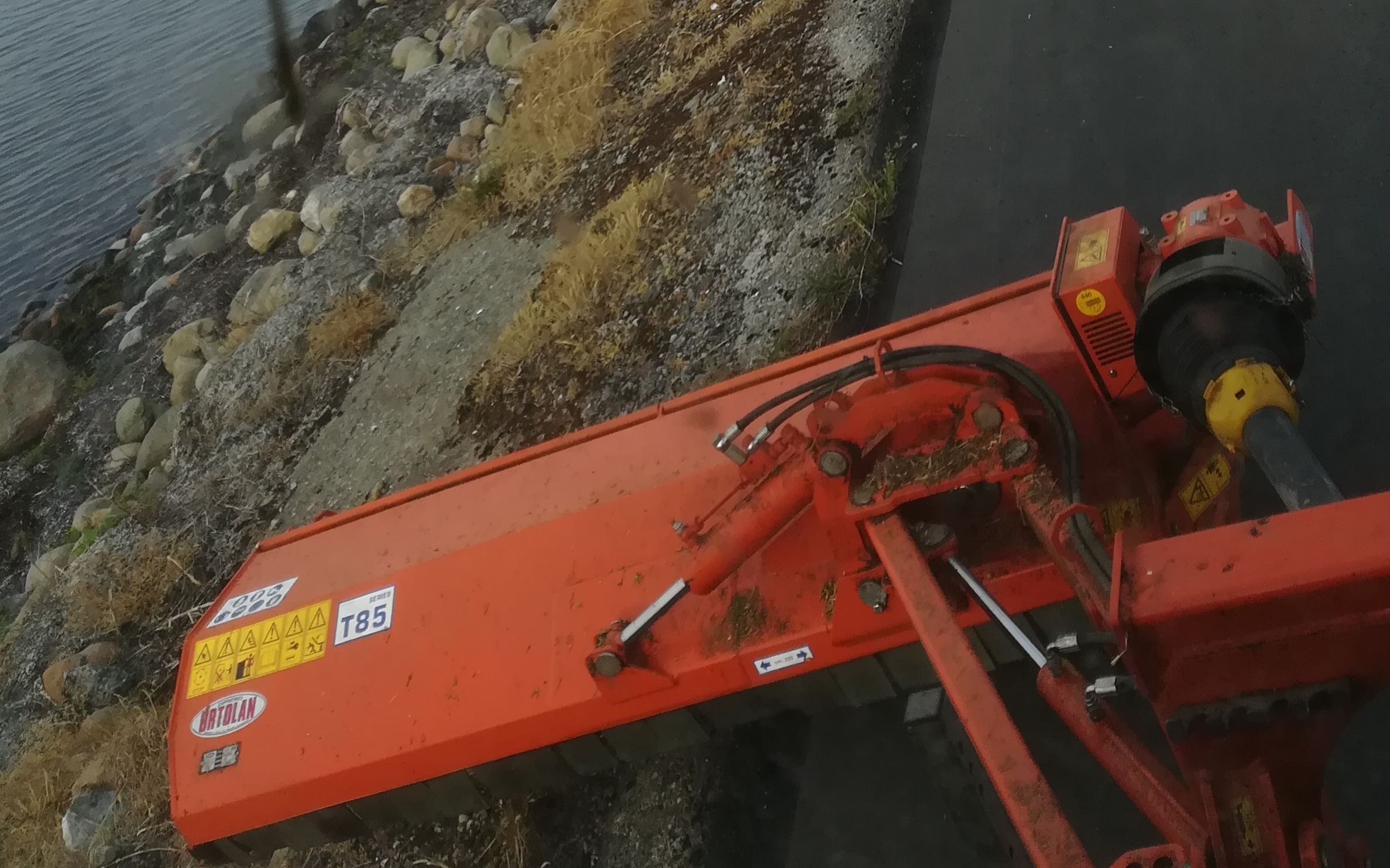 Poulsen service/markservice  med Knuser ved Brovst