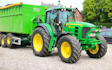 Lystrup og jomfruens egede godser med Traktor 201-300 hk ved Faxe