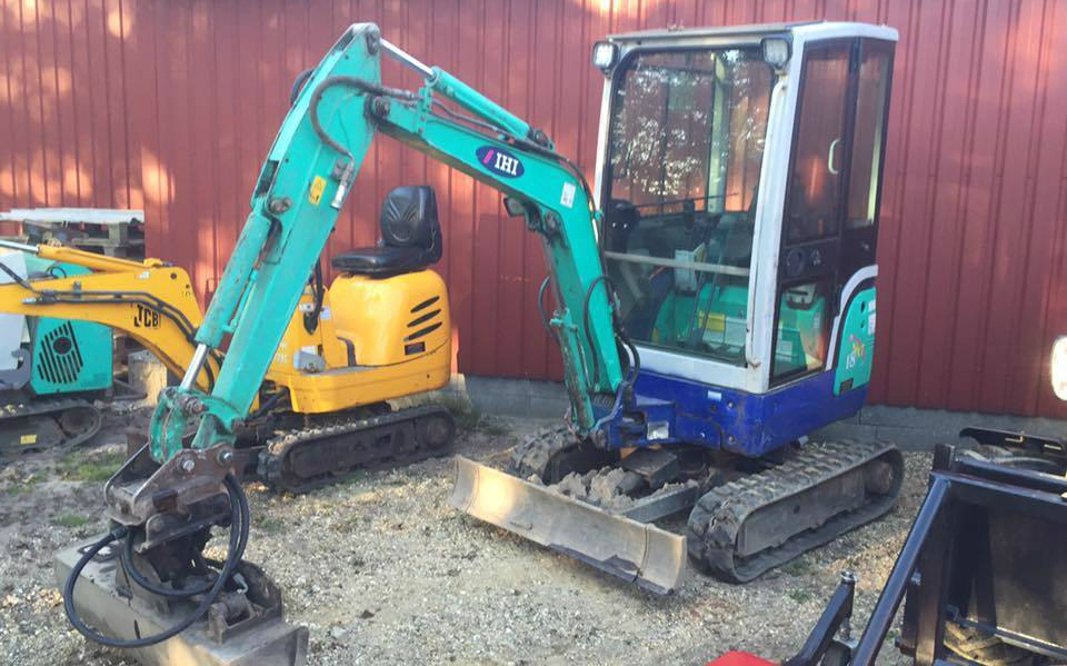 On maskinudlejning med Minigraver ved Ringkobing