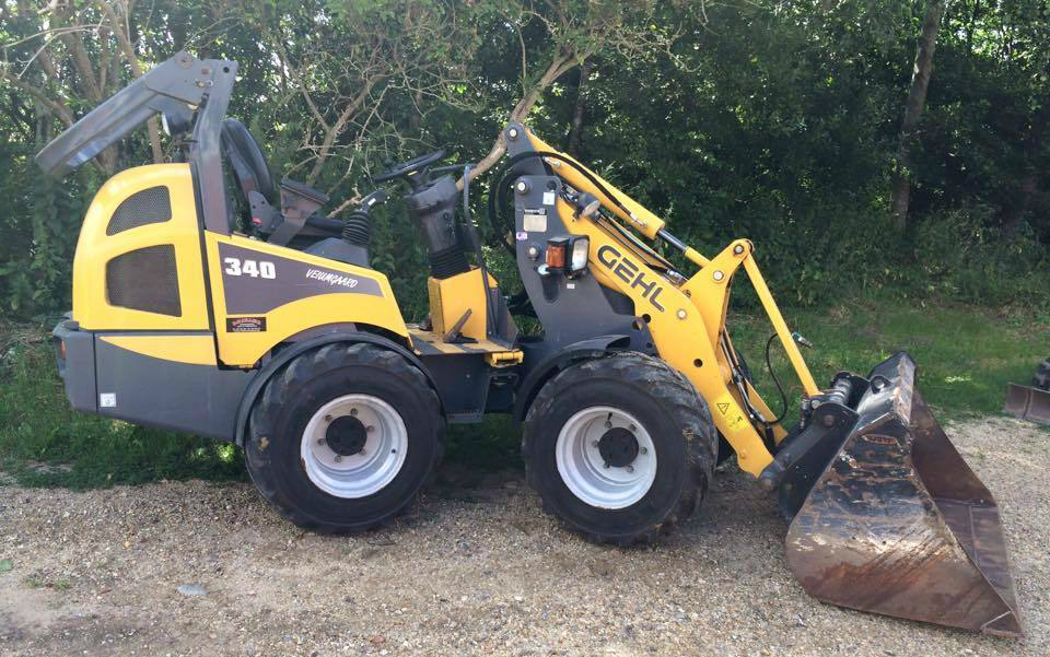 On maskinudlejning med Minilæsser ved Ringkobing