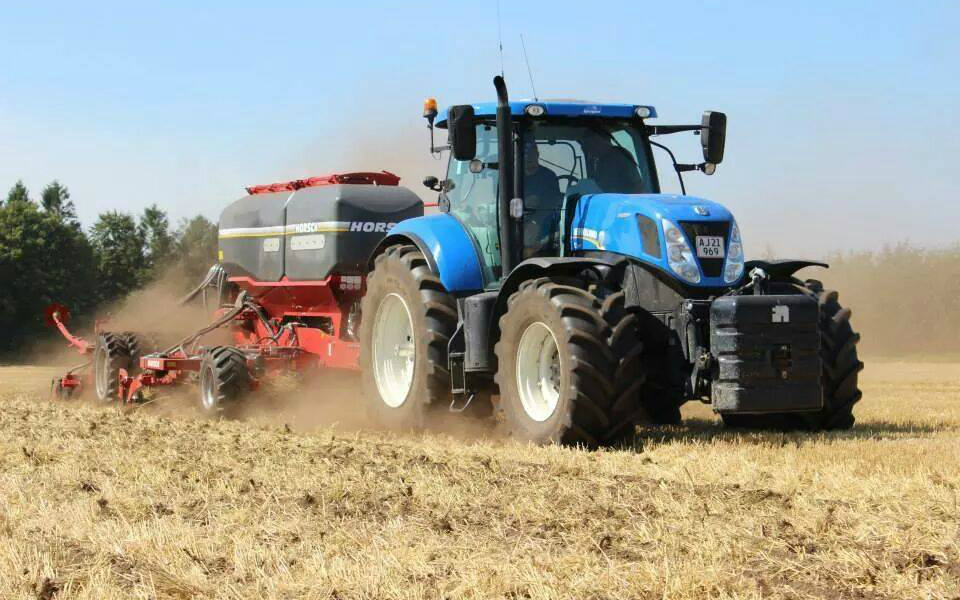 Toftegaard/vandågaard med Såmaskine ved Brønderslev