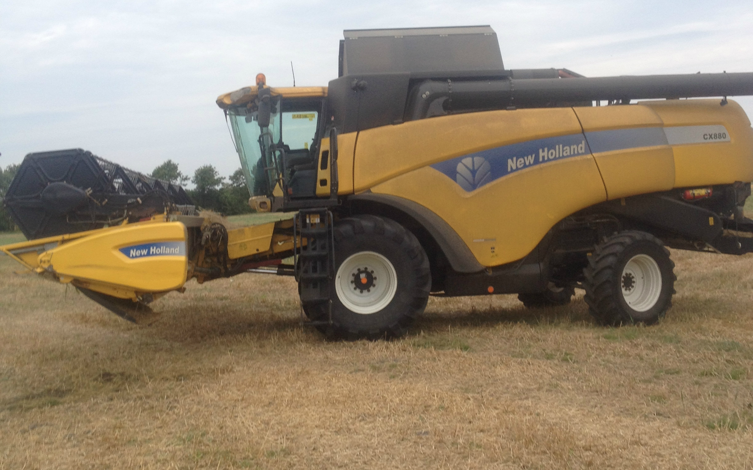 Kvartborg aps med Mejetærskning ved Tjørring