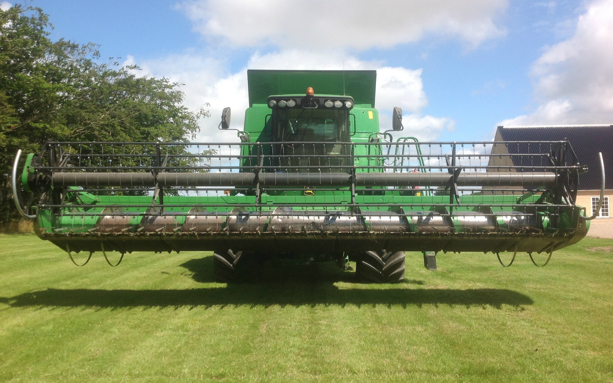 Hans jørgen jacobsen med Mejetærskning ved Næstved