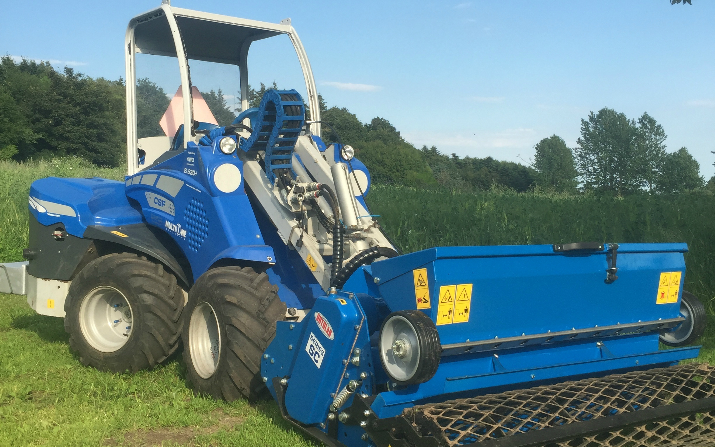 Høegsgården med Såmaskine ved Brovst