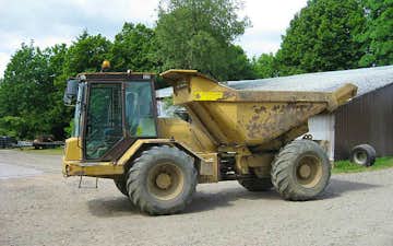 Mosegaarden aps med Dumper ved Ejstrupholm