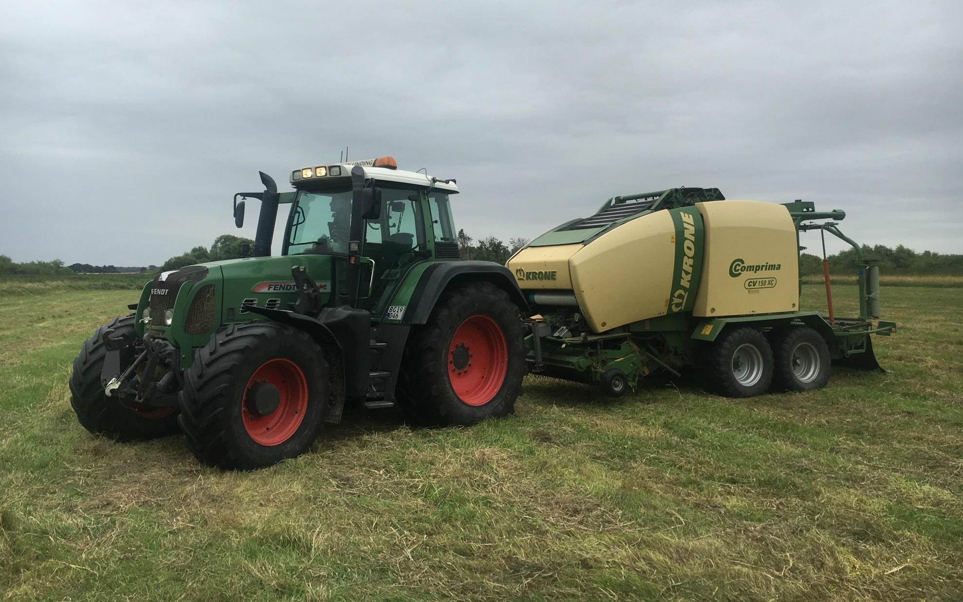 Ml maskinstation med Wrapballepresser ved Munke Bjergby