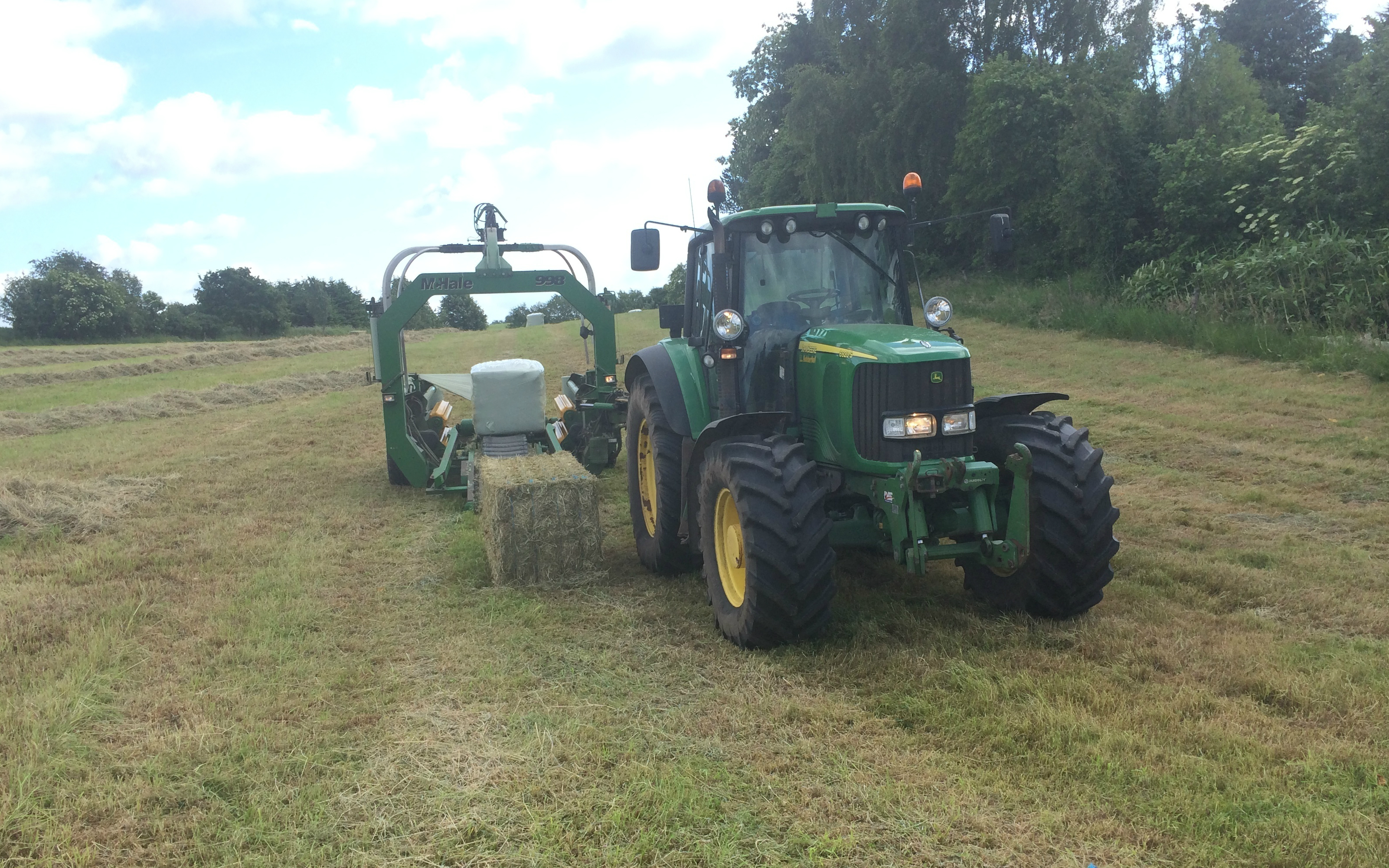 Kobberbøl maskinstation med Wrapper ved Randbøldal