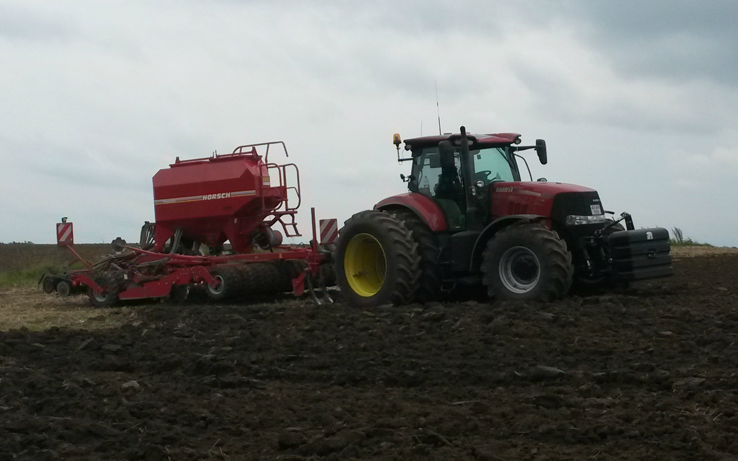 Nonnegården/ballerup vinterservice med Såmaskine ved Smørumovre