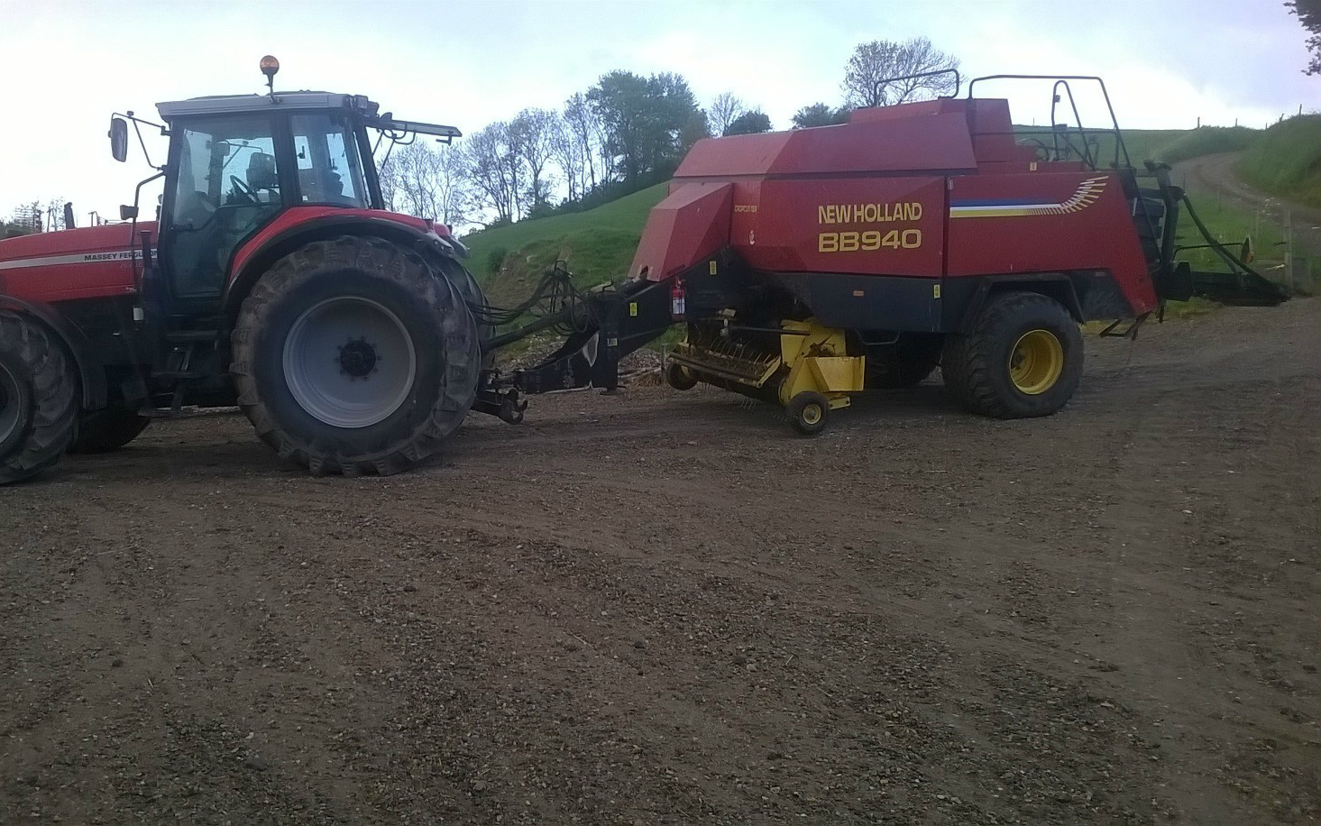 Bakkegården med Mini-bigballepresser ved Nordborg