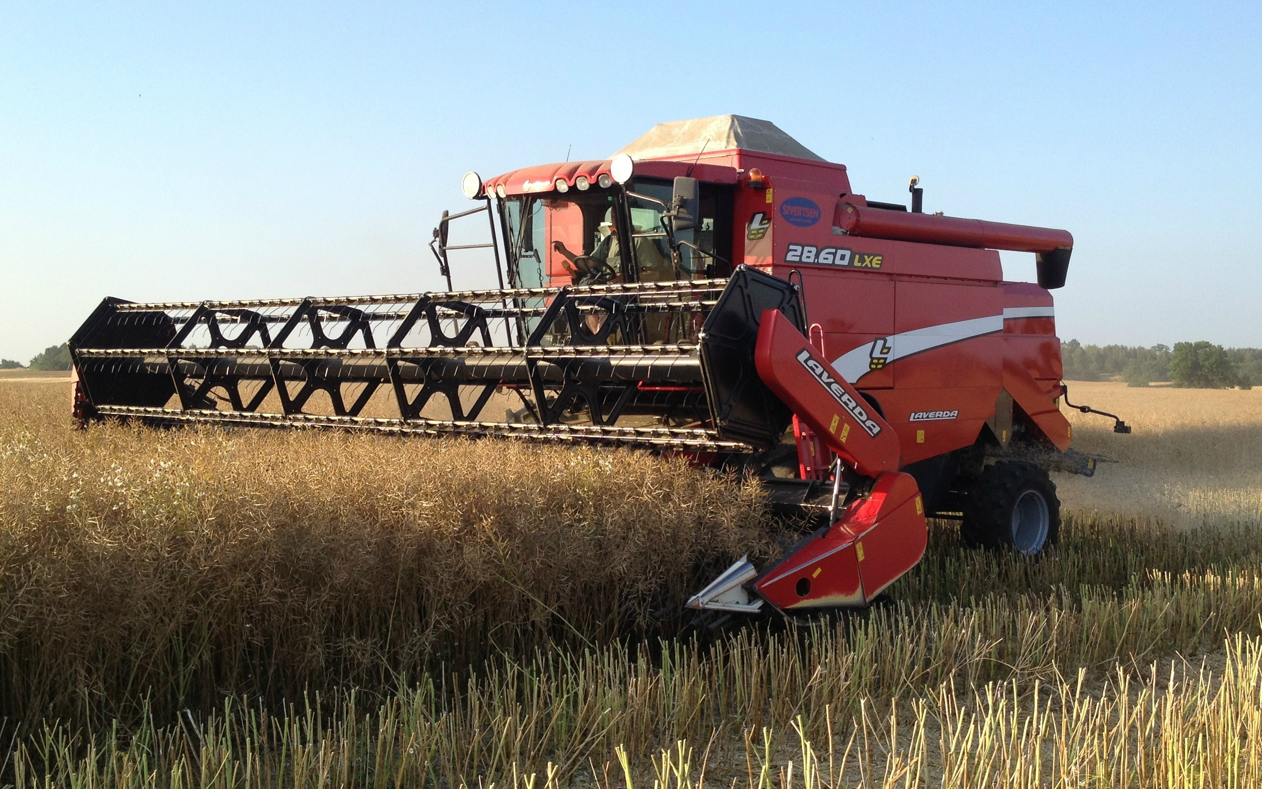 Wittenwiler's agro med Mejetærskning ved Frederikssund
