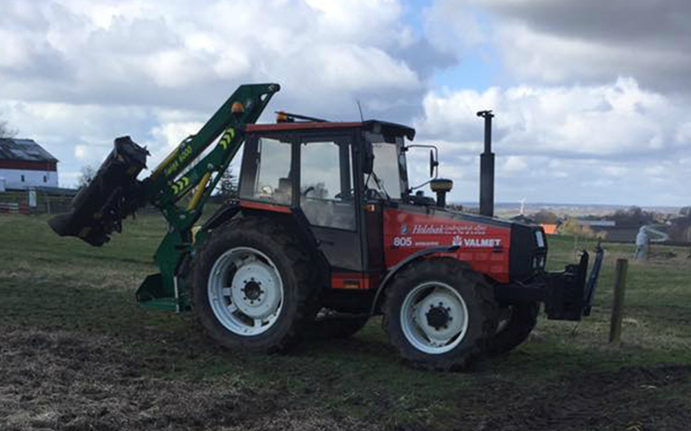 Holebæk landbrug med Hegnsklipper ved Asperup