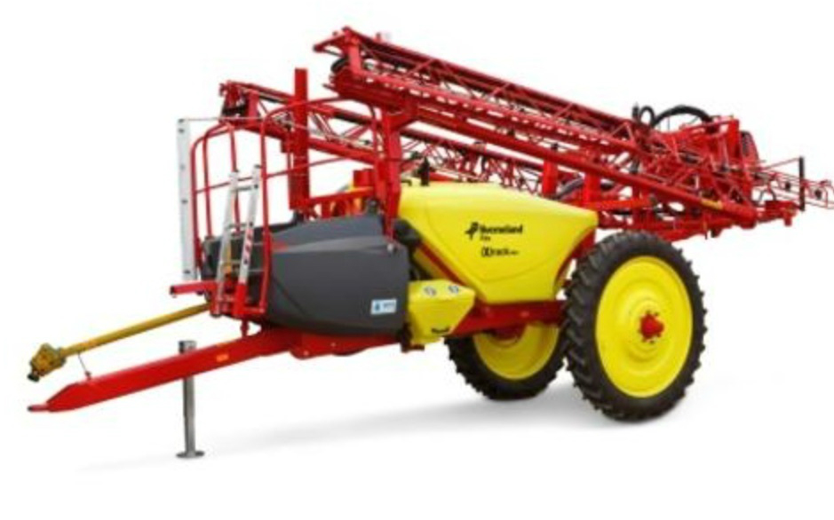 Sørensen farms med Trailersprøjte ved Tinglev