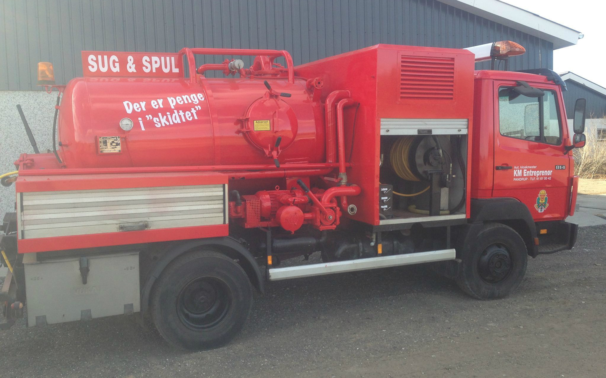 Km entreprenør aps med Kloakservice ved Pandrup