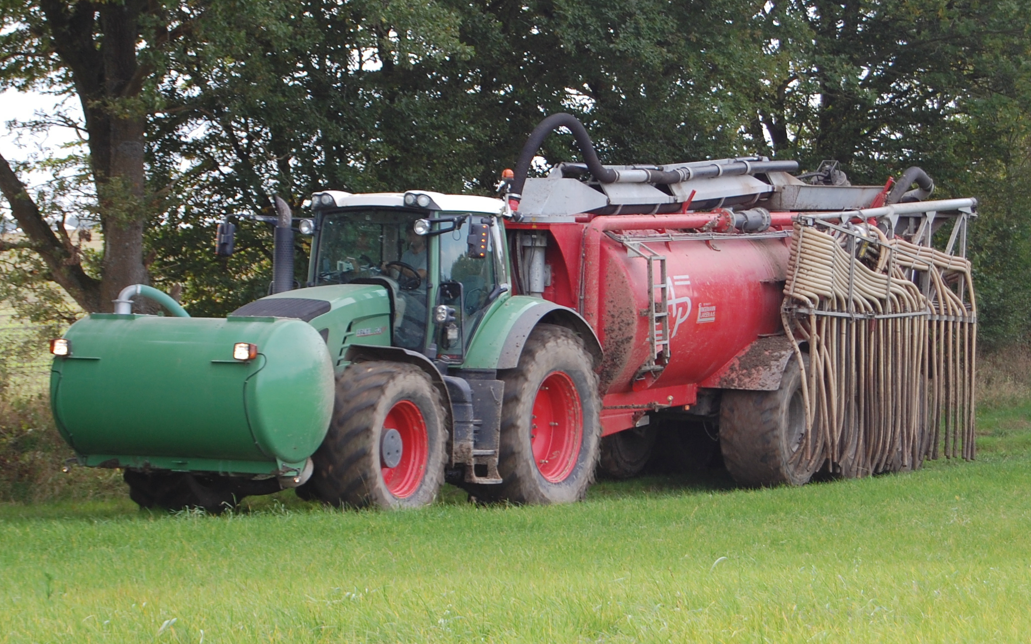Rugholm med Gyllevogn med slangebom ved Haderslev