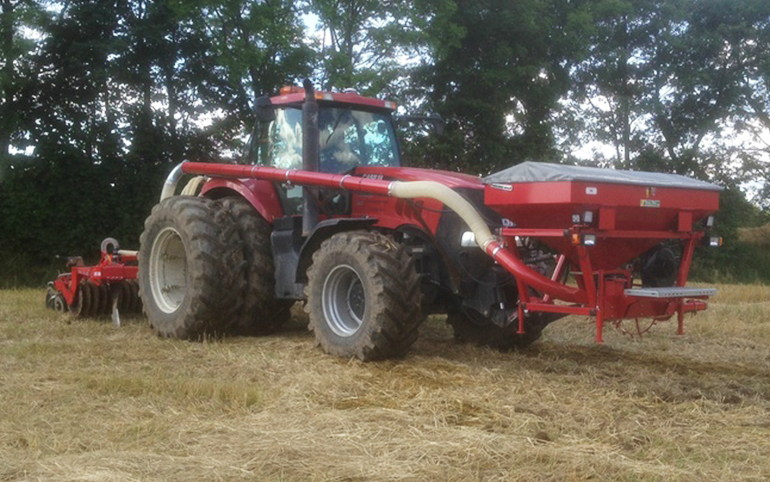 Kna service med Såmaskine ved Nordborg