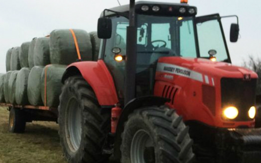 Bm maskinservice med Wrapper ved Nordborg