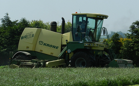 Haltrup maskinstation med Skårlægger ved Varde