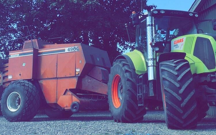 Jonas ellegaard med Bigballepresser ved Bramming